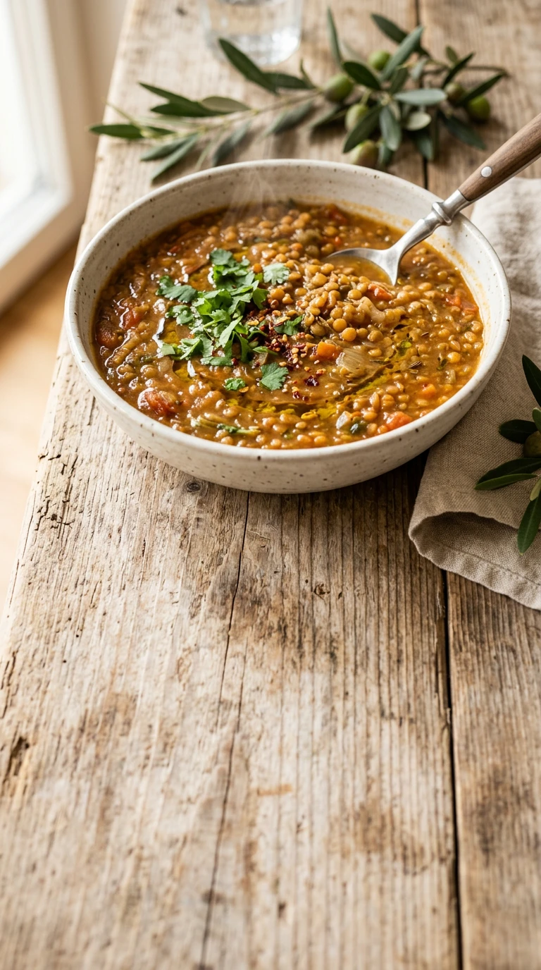 Ägyptischer Linseneintopf