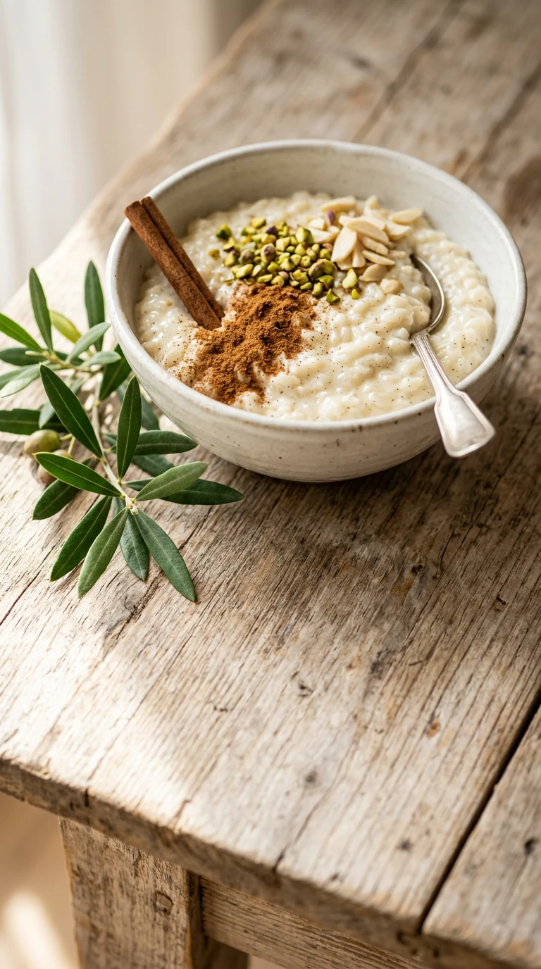 Egyptian Sweet Rice Pudding (Roz Bil Laban)
