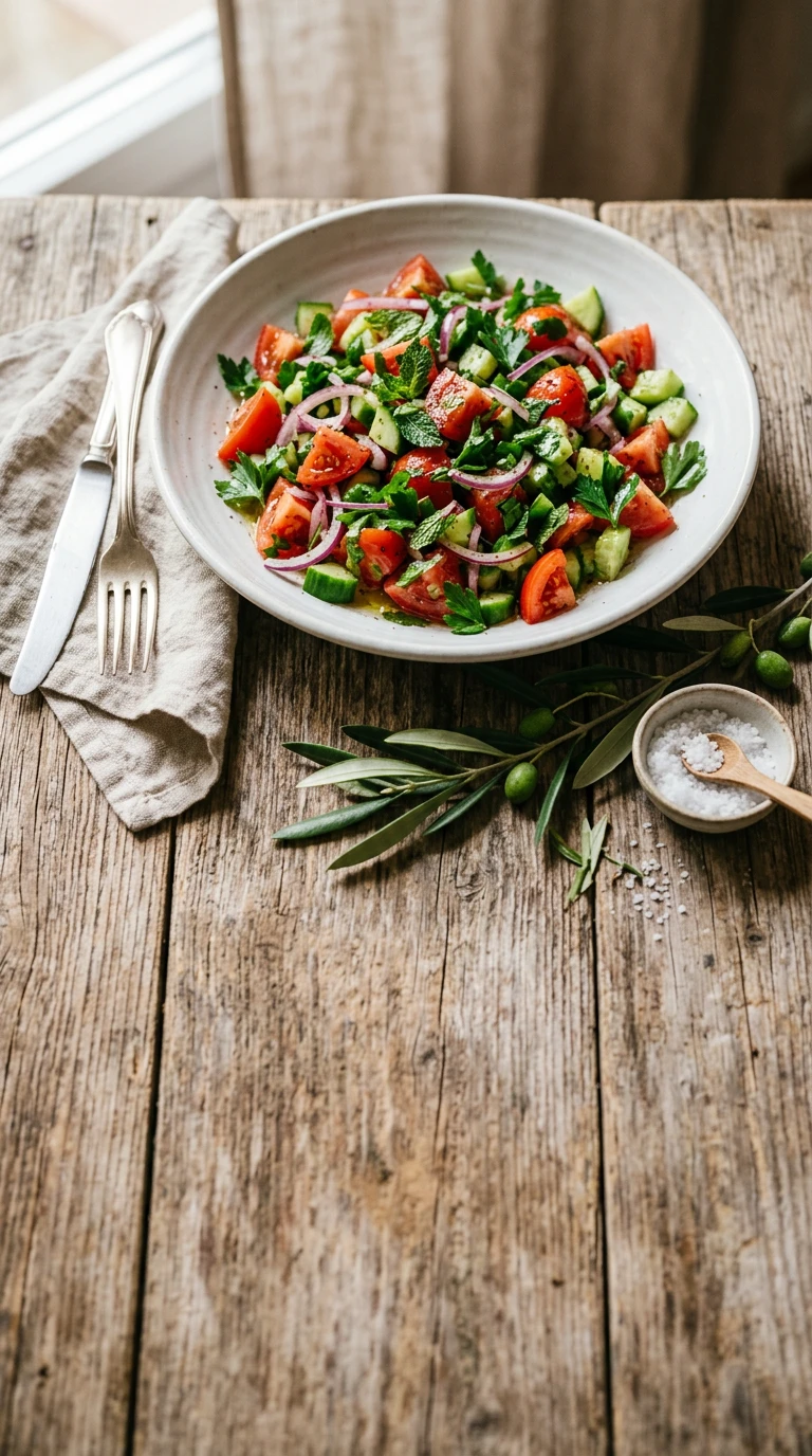 Ägyptischer Tomatensalat
