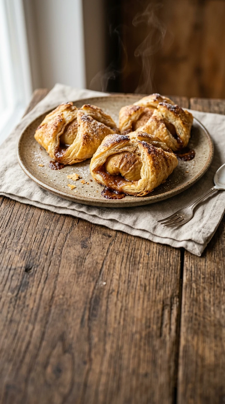 Pommes en pâte feuilletée