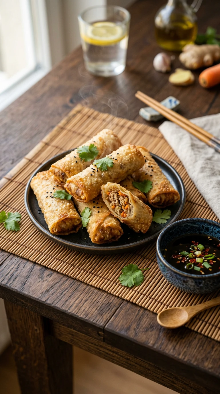 Rouleaux de printemps à l'airfryer
