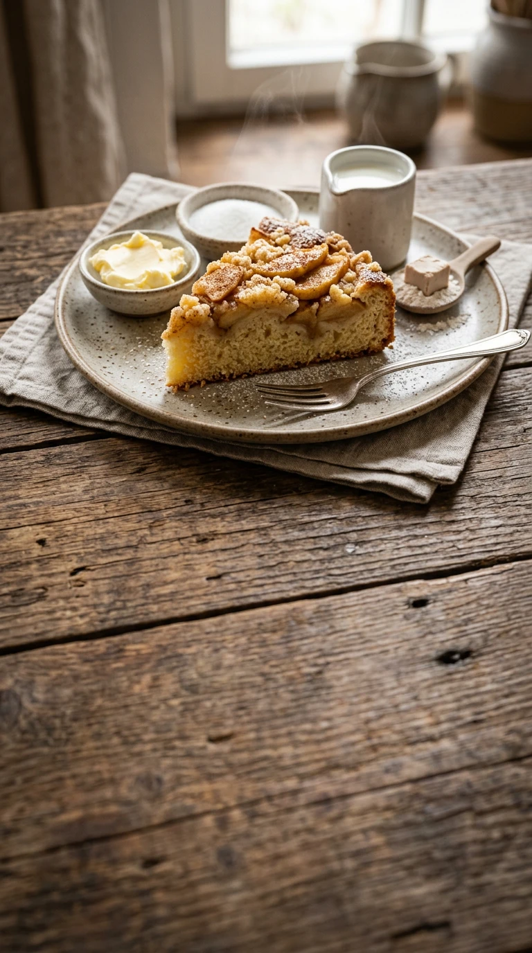 Gâteau à la levure aux pommes ou quetsches