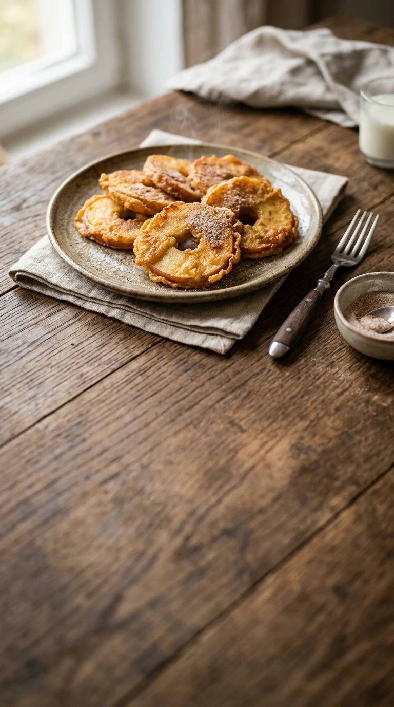 Apple Slices Fried in Lard (or Butter)