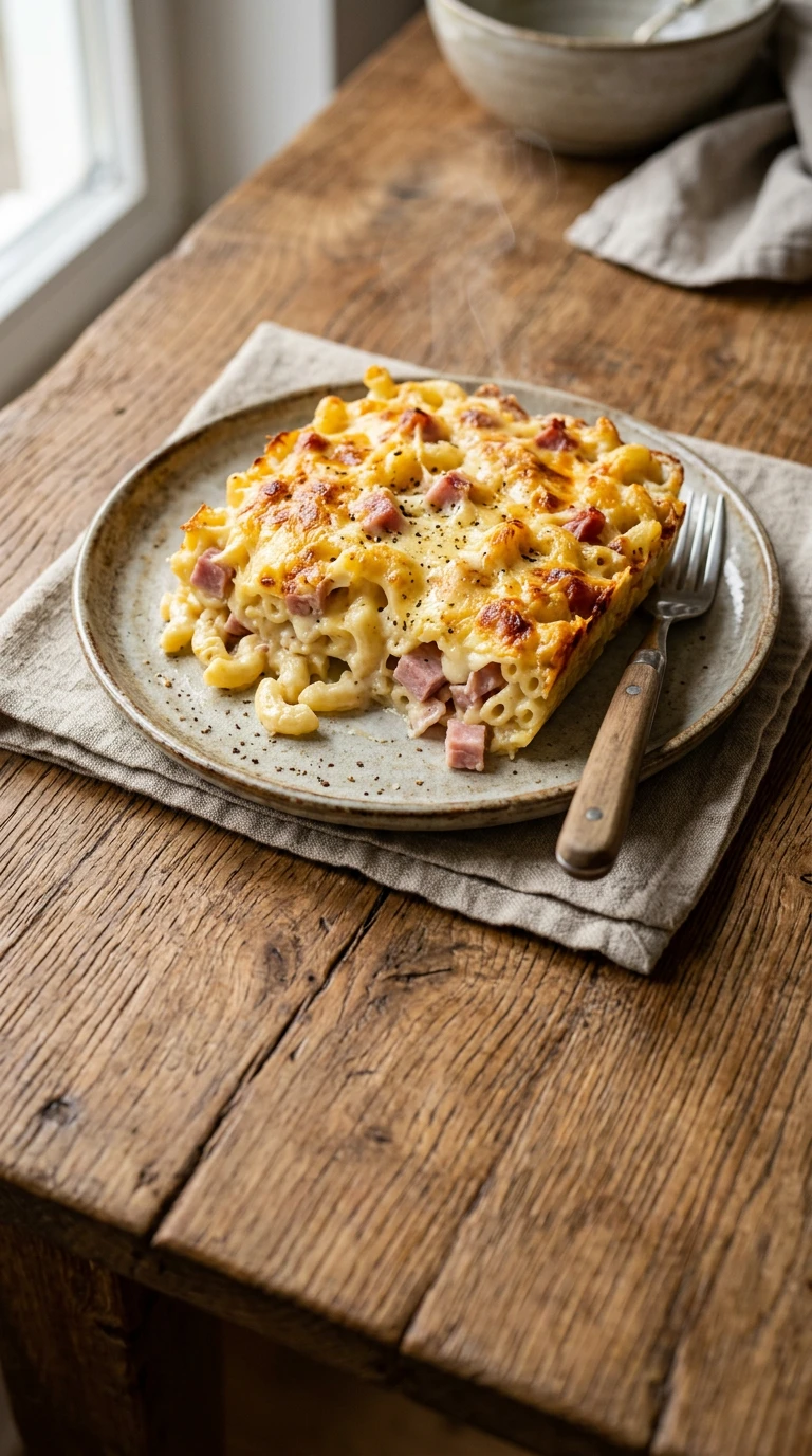 Macaroni, Ham and Cheese Casserole