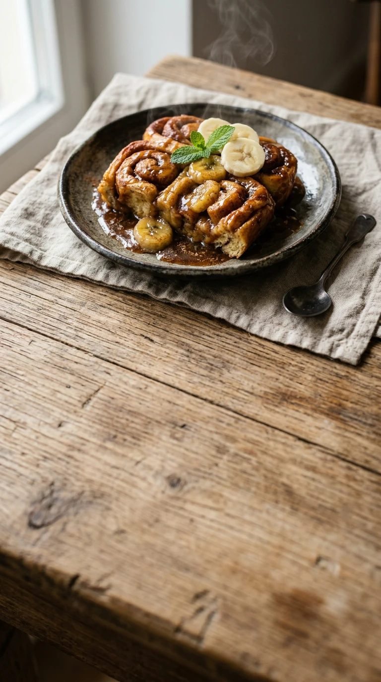 Dessert banane-caramel