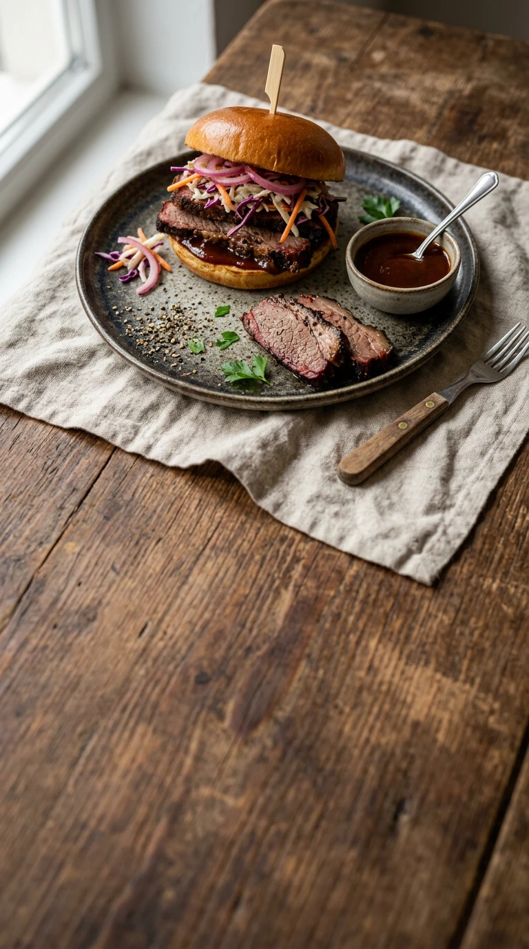 Barbecue Beef Brisket Sandwiches