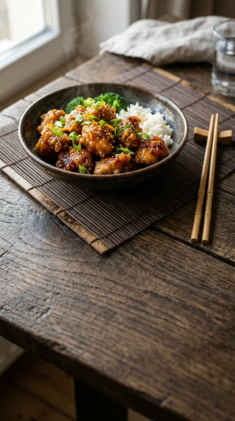 Poulet à l'orange (chinois)
