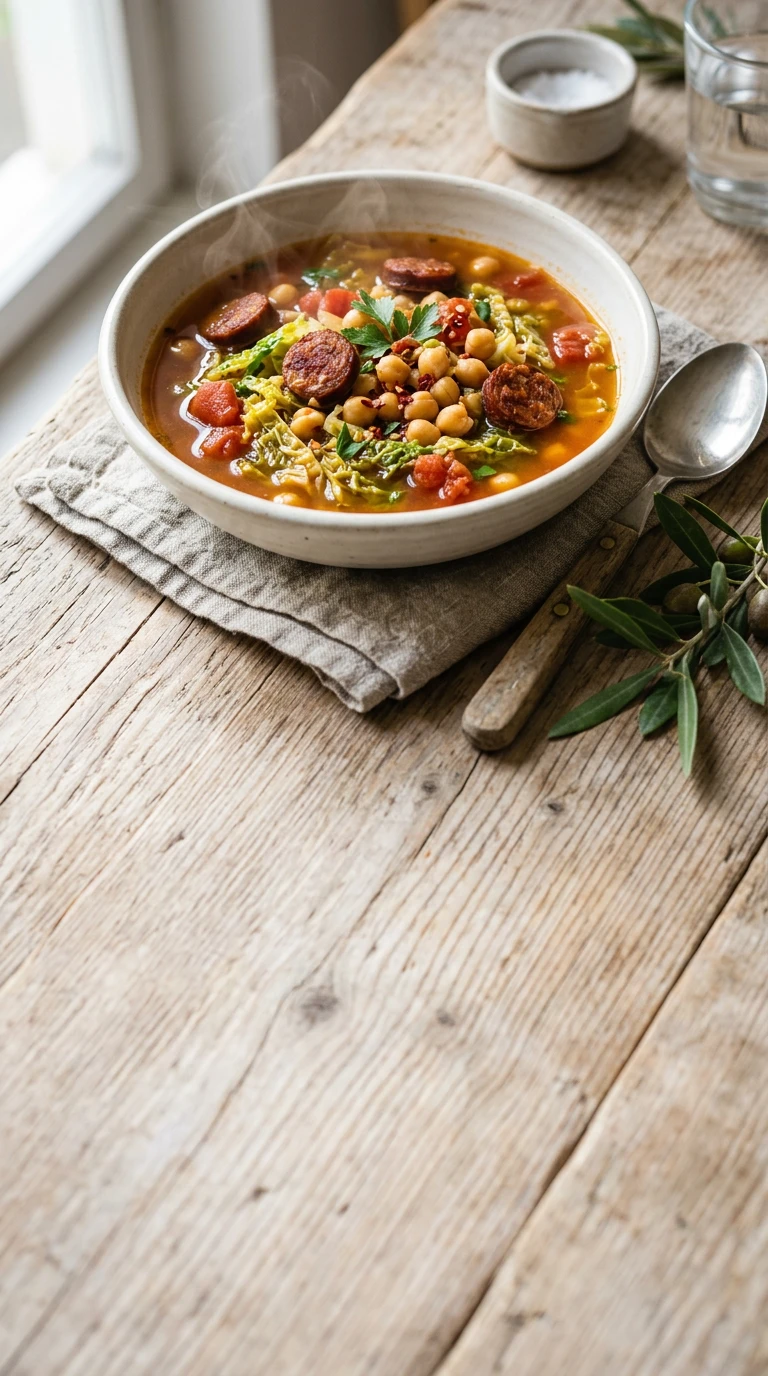 Chorizo-Kichererbsensuppe