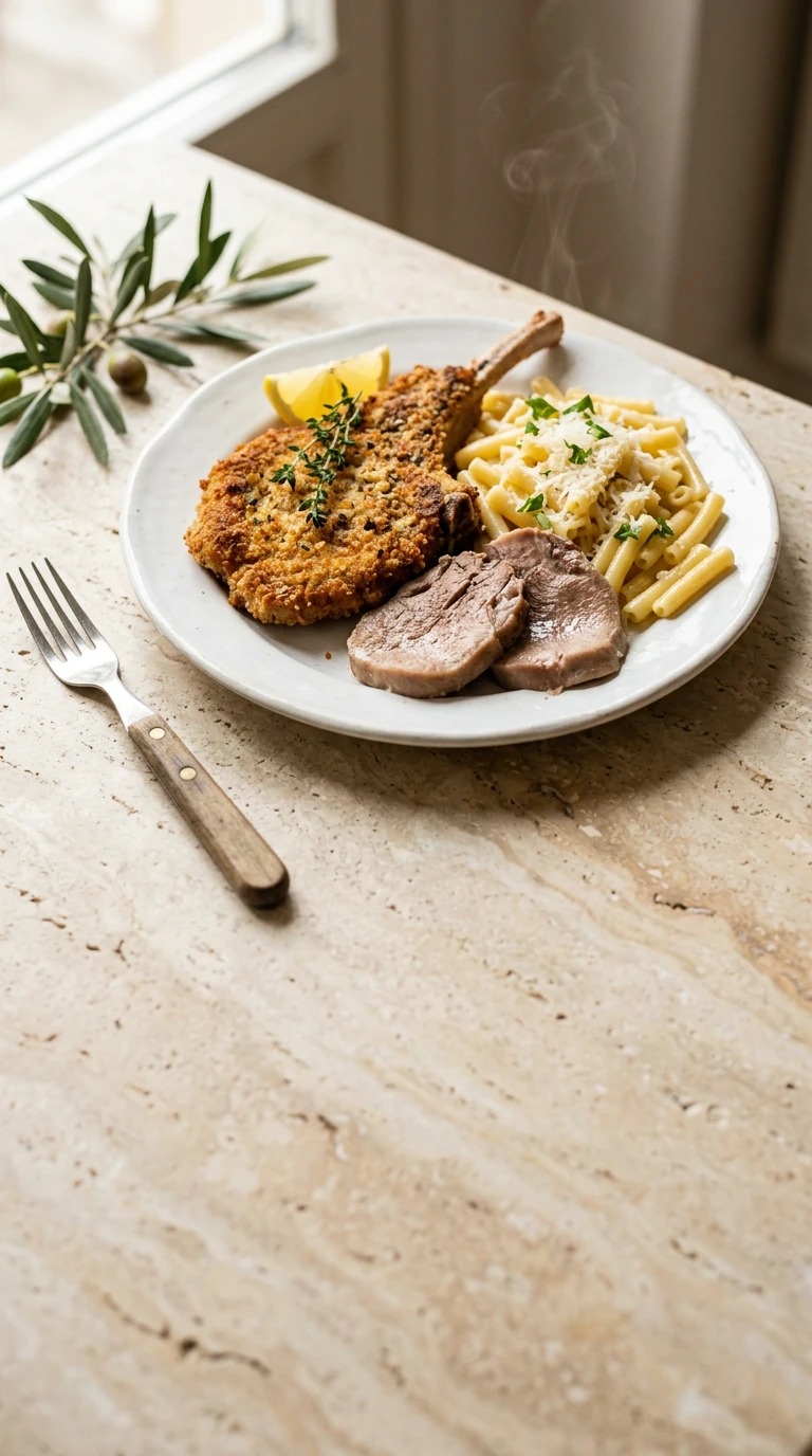 Côte de veau Milanaise