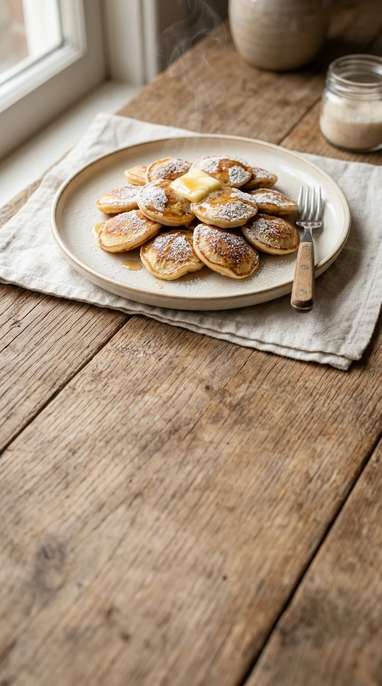 Dutch Poffertjes (Mini-Pfannkuchen)