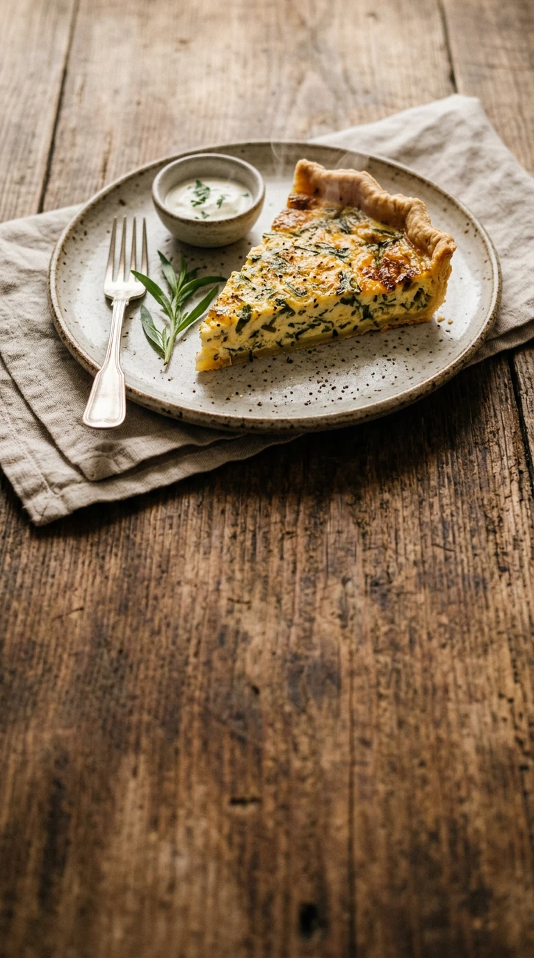 Simple Tarragon Quiche