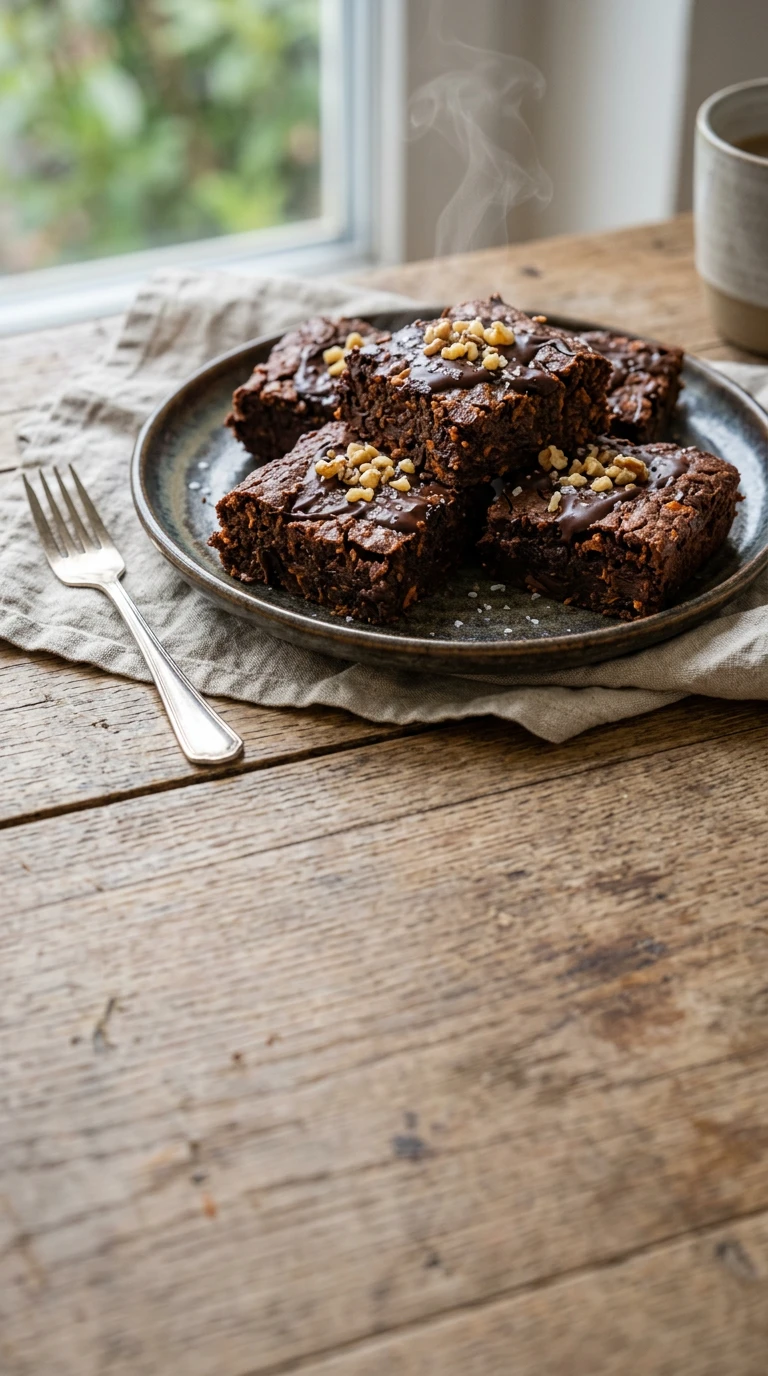 Brownies aux blancs d'œuf et carotte