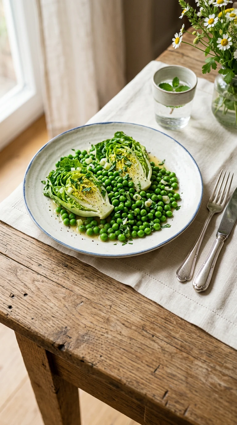 Petits Pois aux Laitues