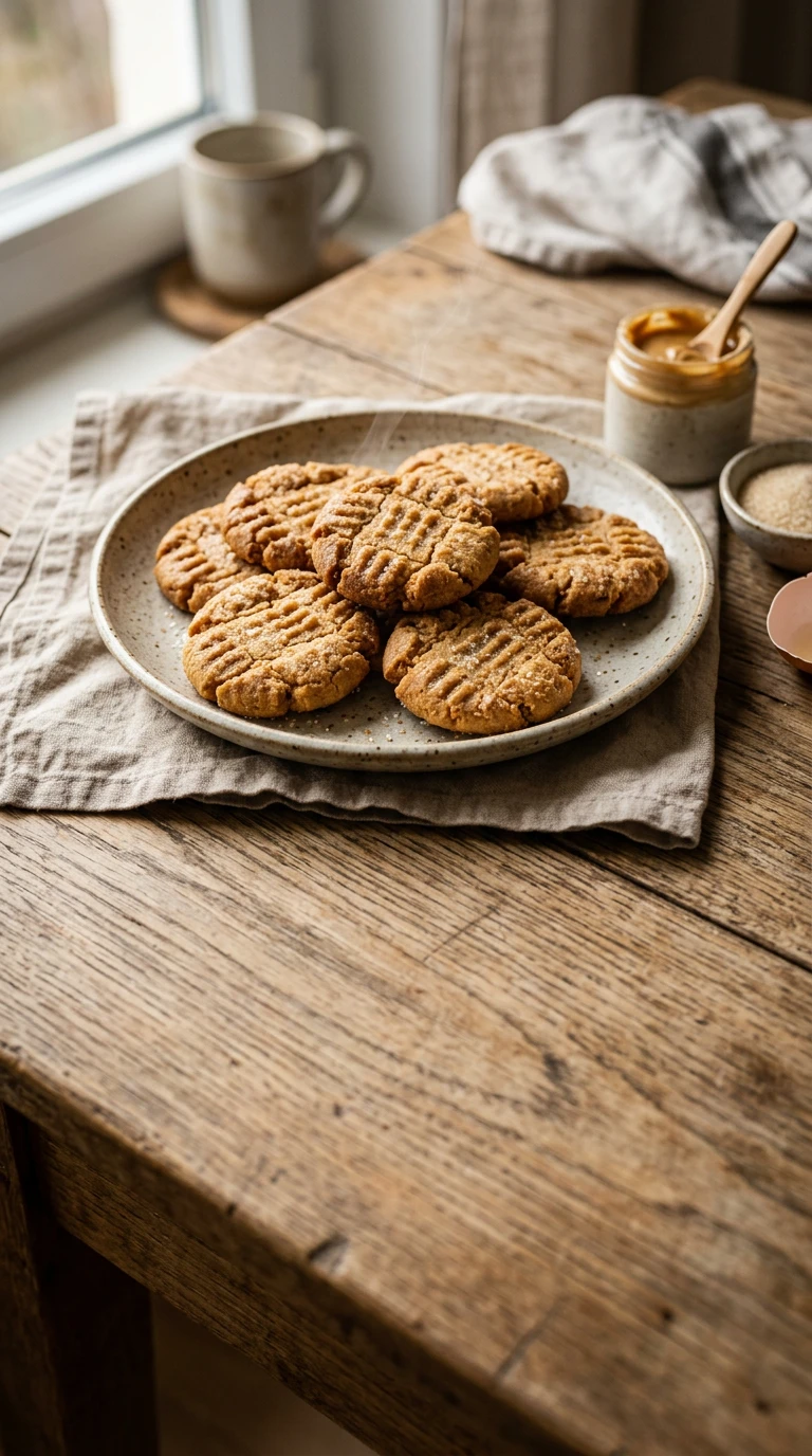 Biscuits au beurre de cacahuète