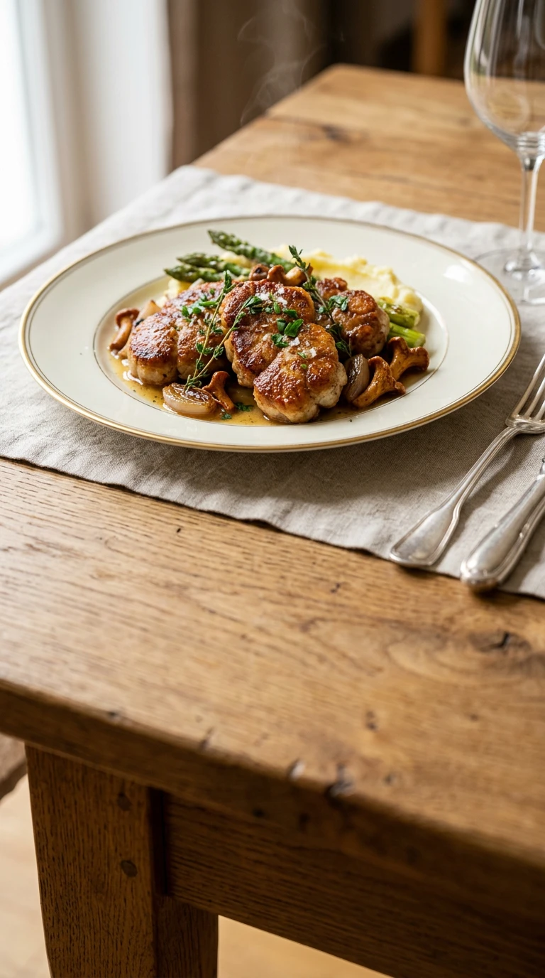Escalopes de ris de veau (Kalbsbries-Eskalopps)