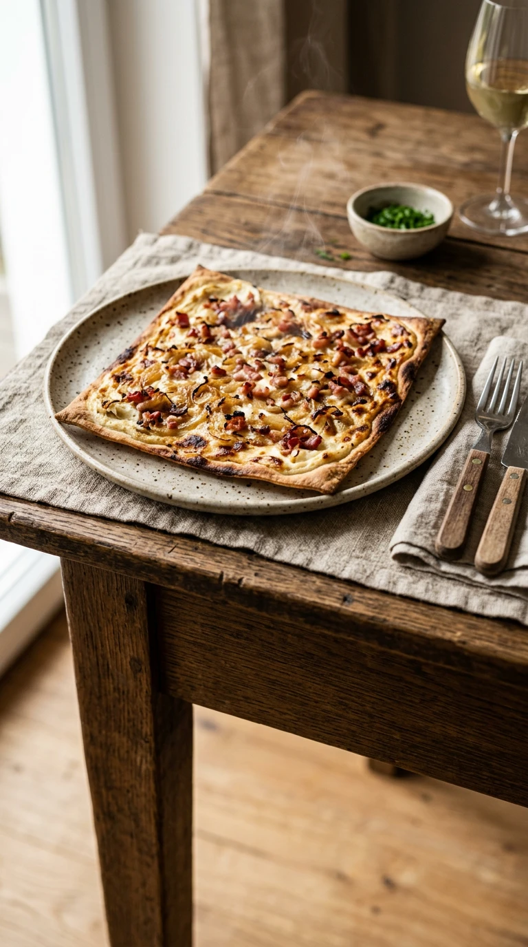Tarte flambée (Flammkuchen)