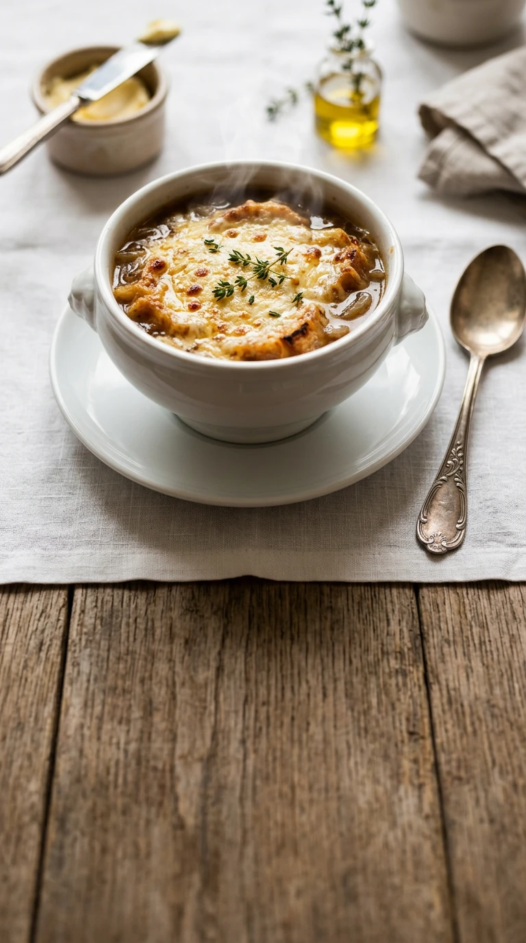 Soupe à l'oignon française