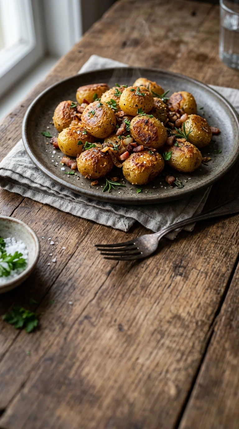 Pommes de terre frites entières