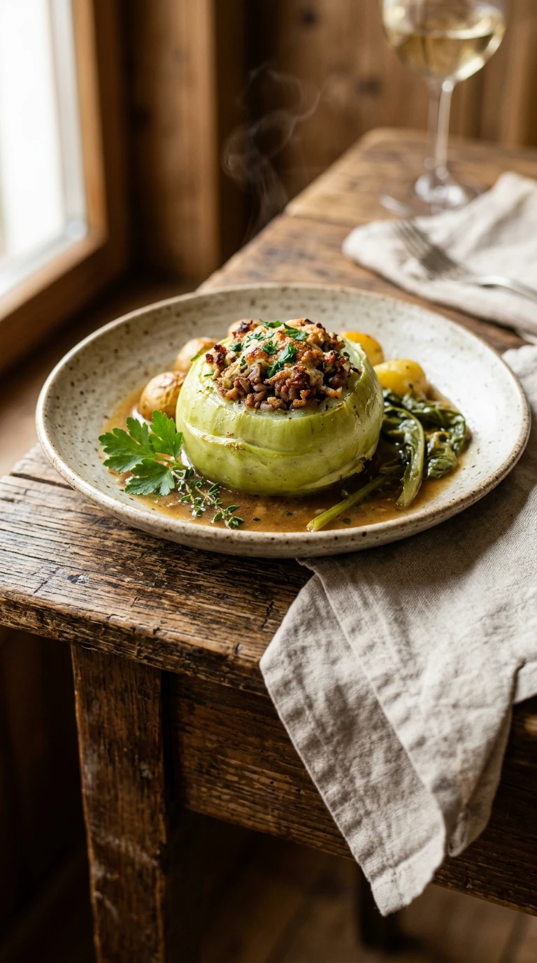 Stuffed Kohlrabi
