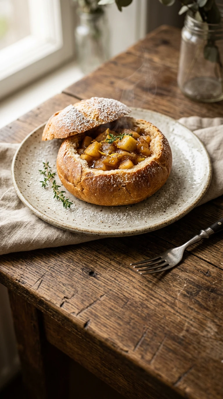 Pain fourré aux petits pains