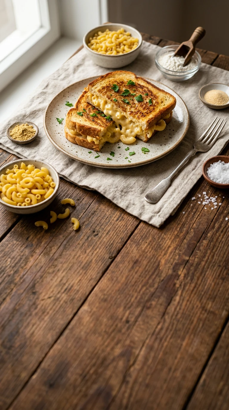 Gegrilltes Mac-and-Cheese-Sandwich