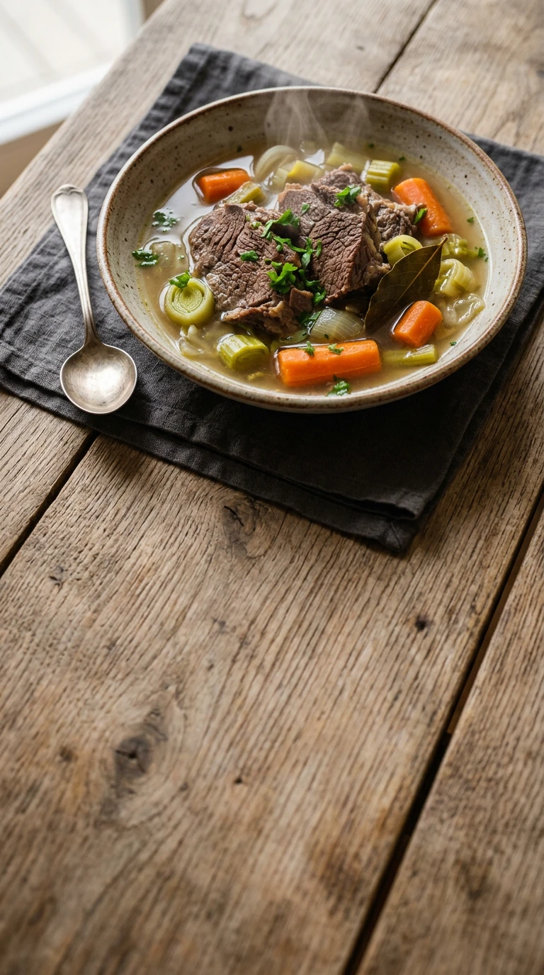 Bœuf bouilli (Pot‑au‑feu)