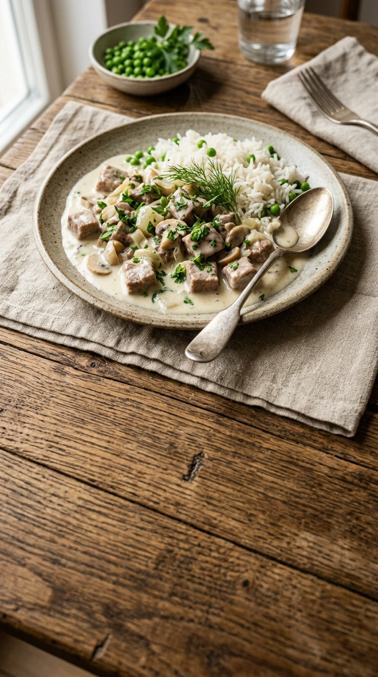 Simple Veal Fricassee