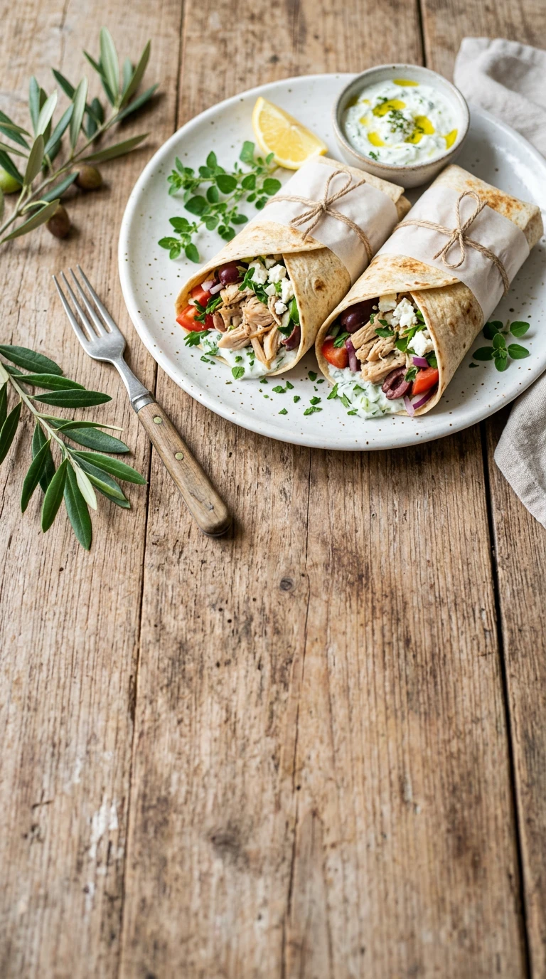 Greek Chicken Wrap