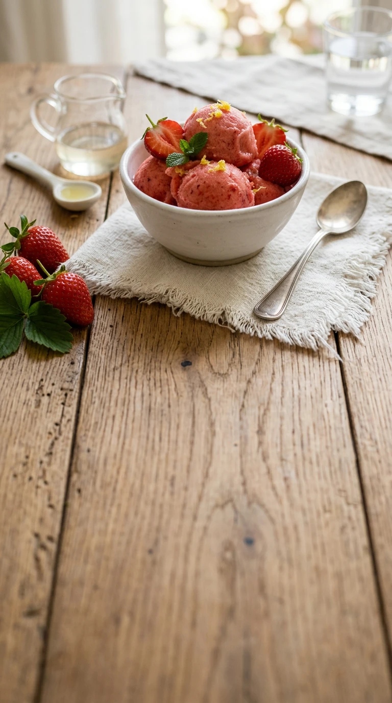 Grundrezept Fruchtsorbet (für 500 g Frucht)