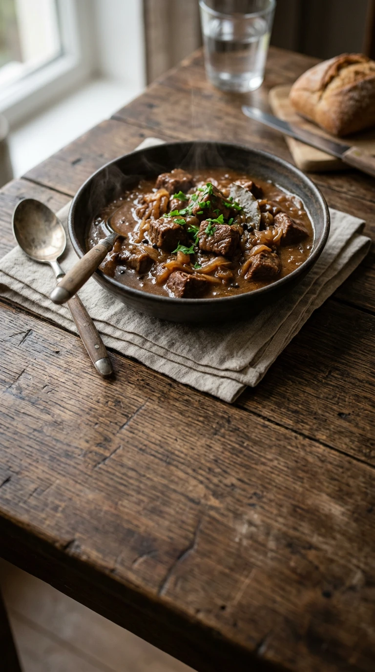 Hachee (Niederländischer Rindereintopf)