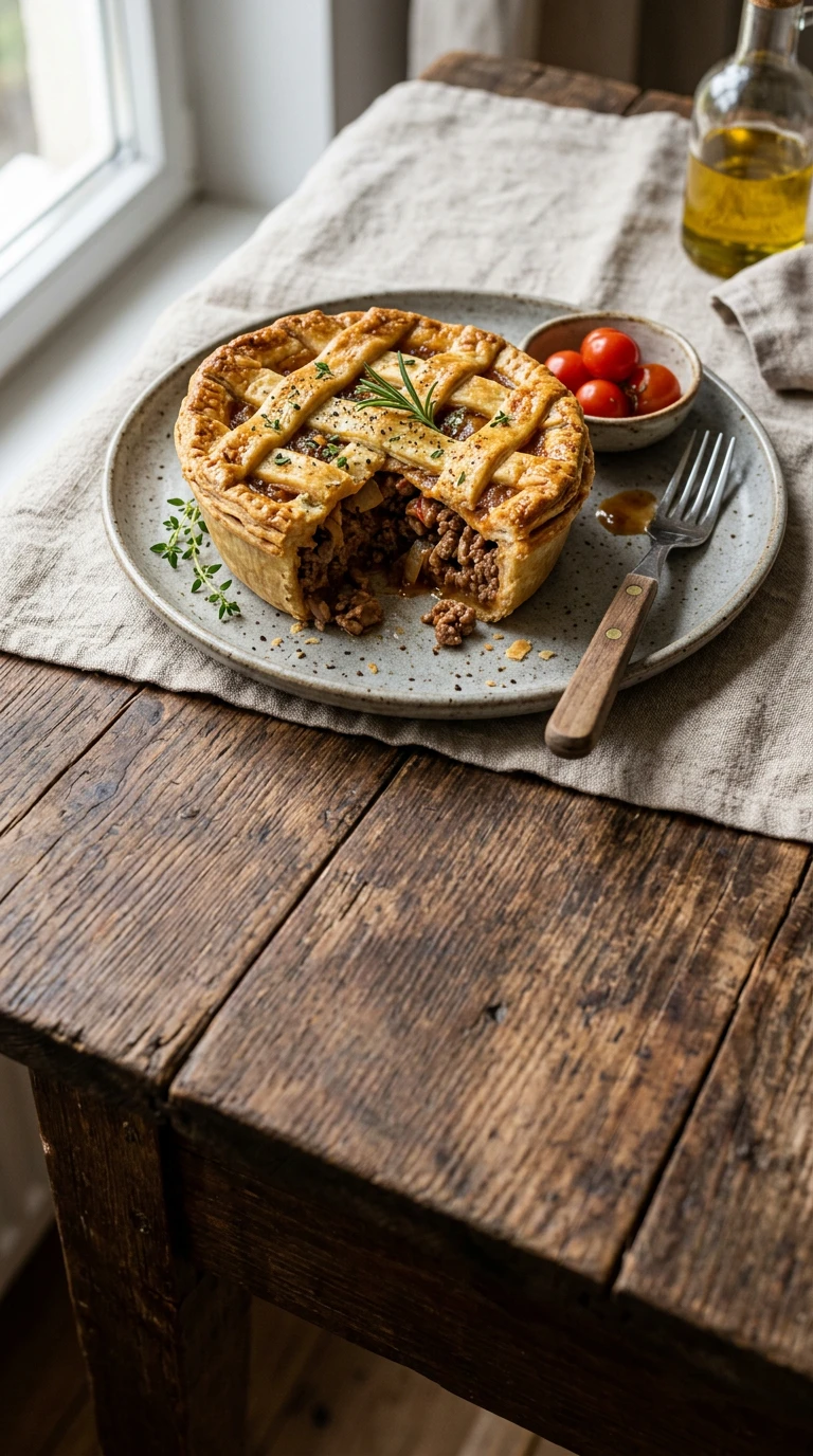 Tourte au boeuf haché