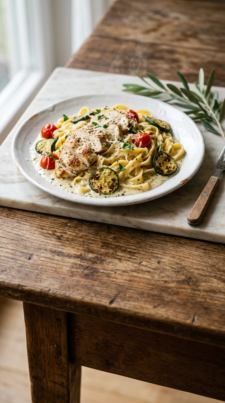 Chicken Alfredo Primavera