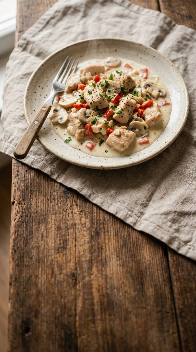 Hähnchen à la King