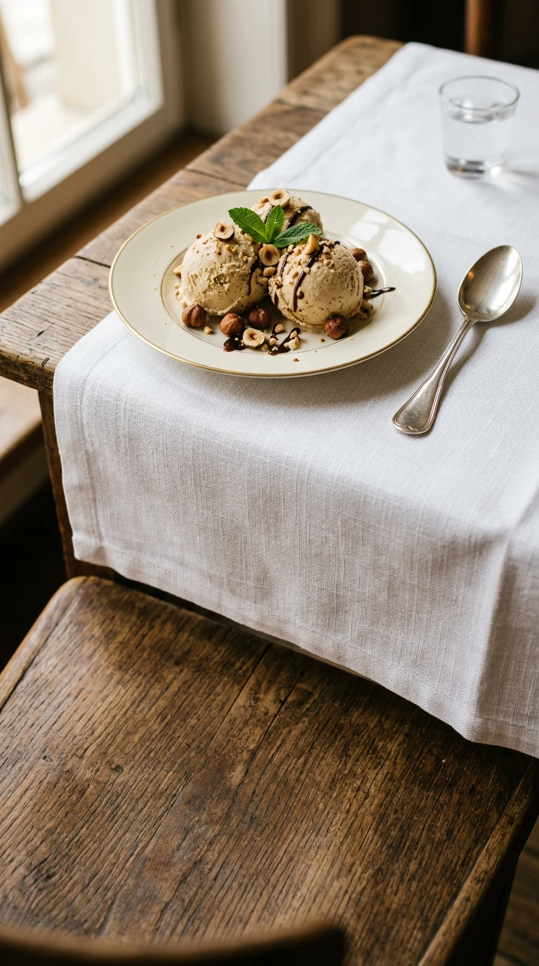 Hazelnut Ice Cream (Glace aux avelines)
