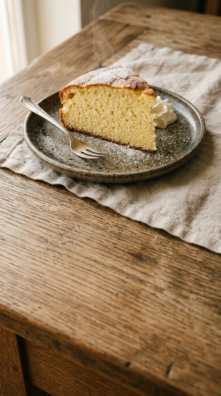 Yeasted Vanilla Sponge Cake