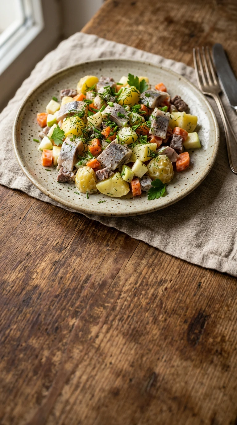 Heringe‑Salat für den täglichen Tisch