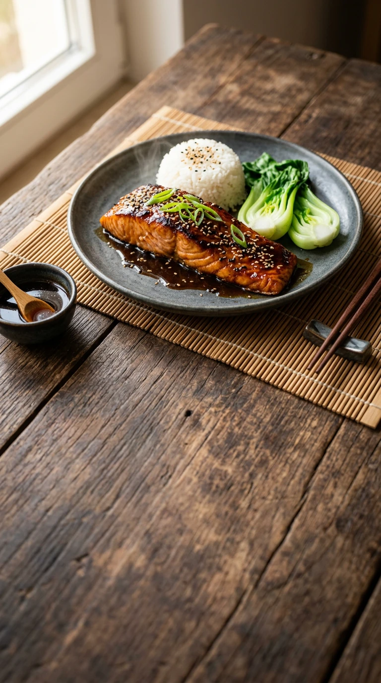 Honig-Teriyaki-Lachs