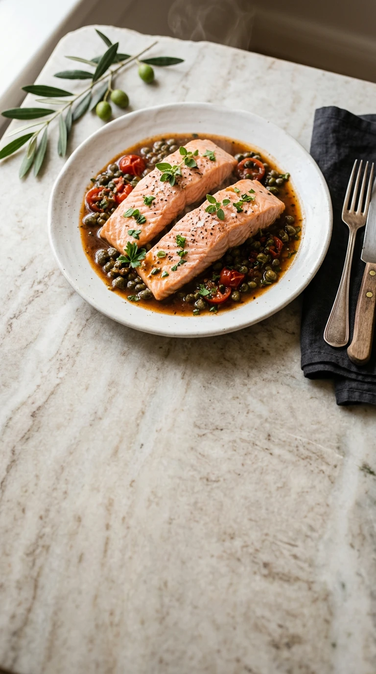 Italian Poached Salmon