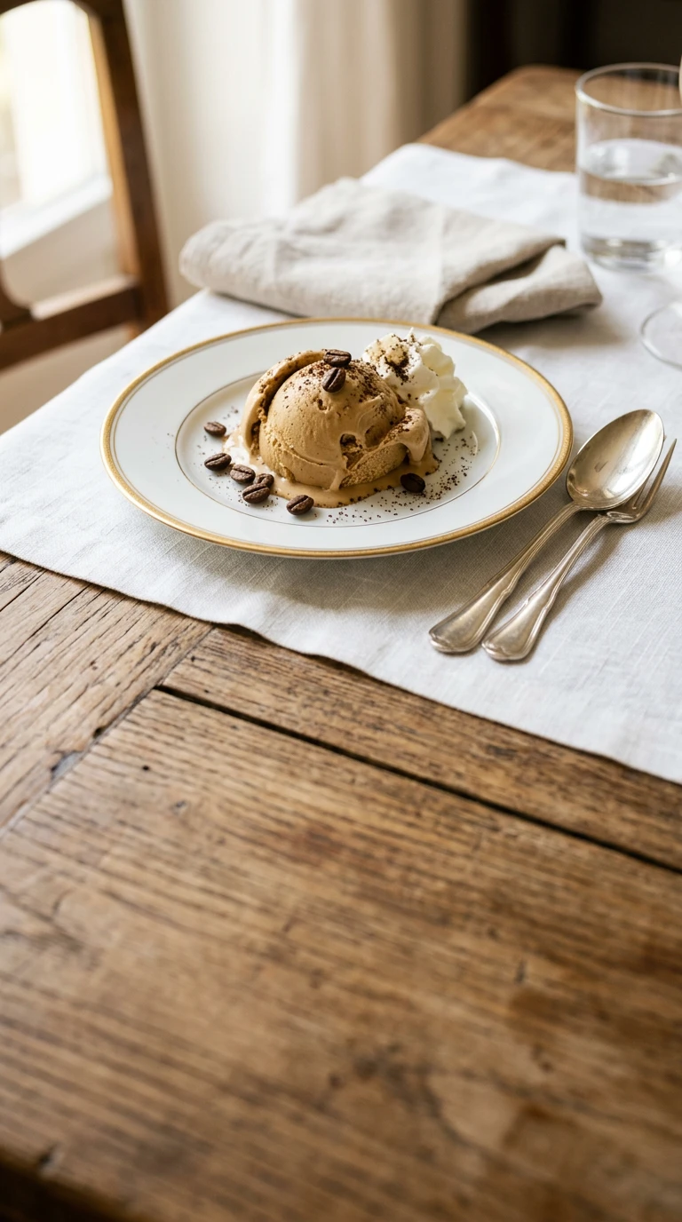 Kaffee-Eis (Glace au café)