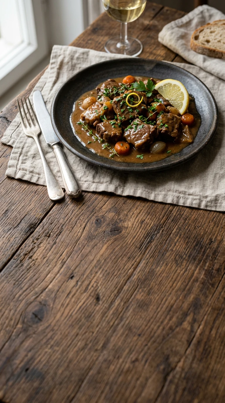 Kalbfleisch schmoren