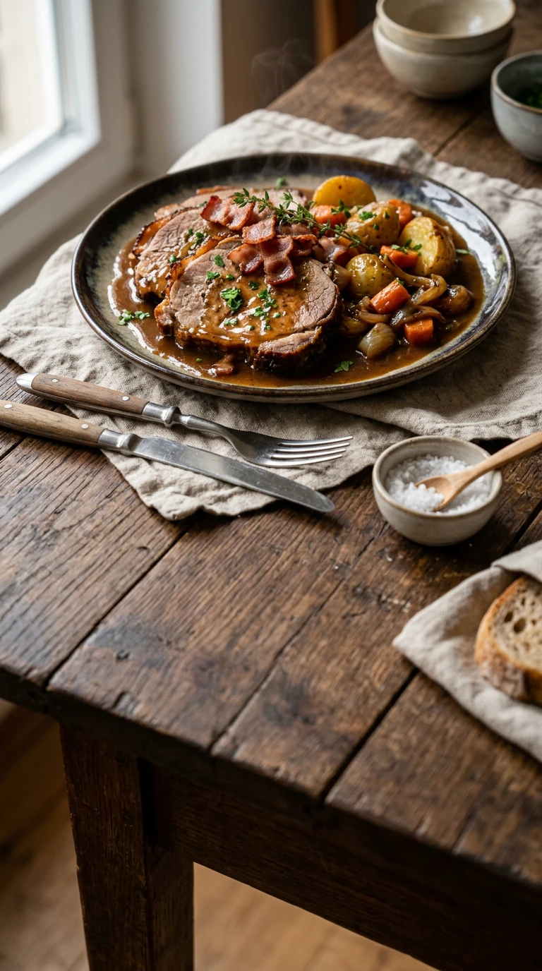 Rôti de veau à la cocotte ou au four