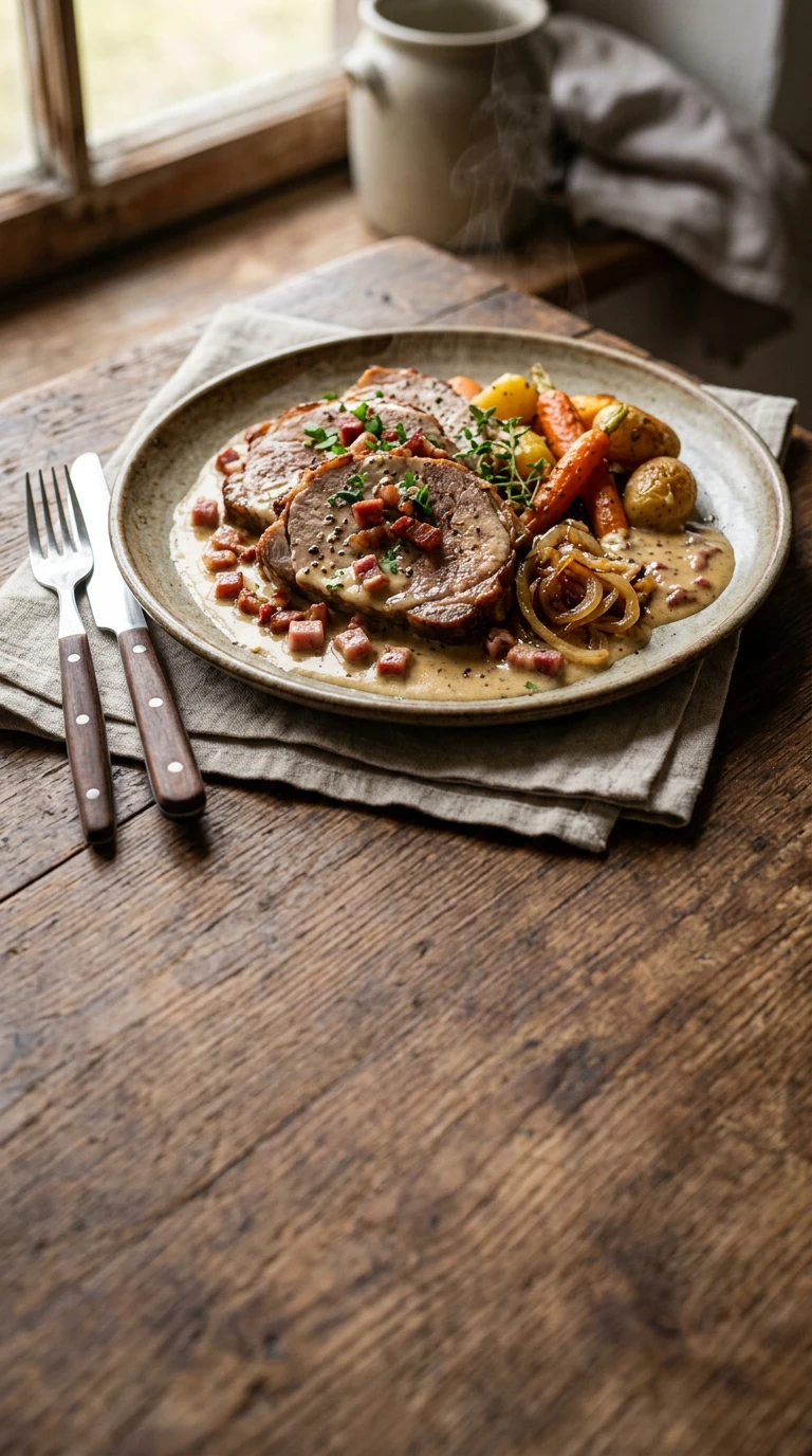 Veal Roast in Buttermilk