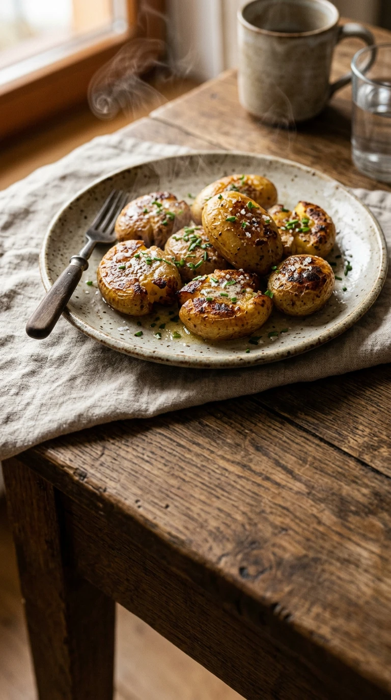 Pommes de terre rôties en robe des champs