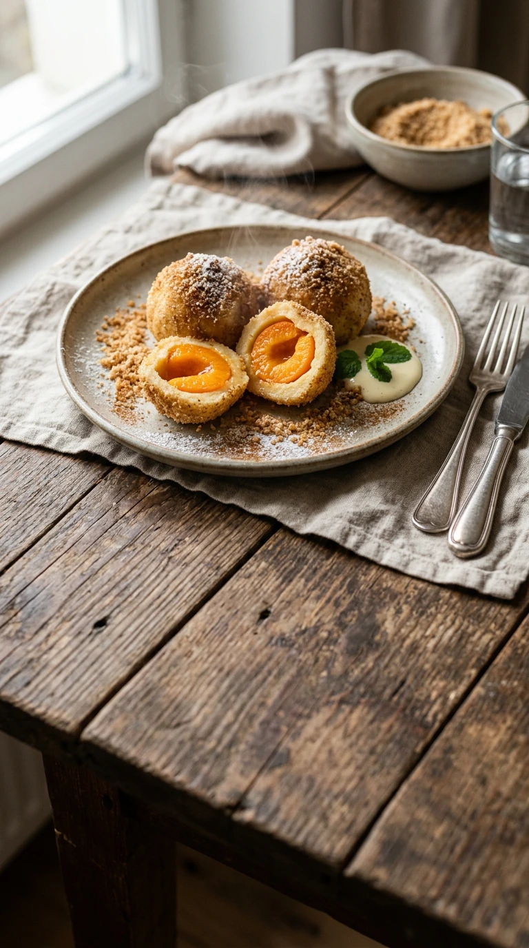 Marillenknödel (Austrian Apricot Dumplings)