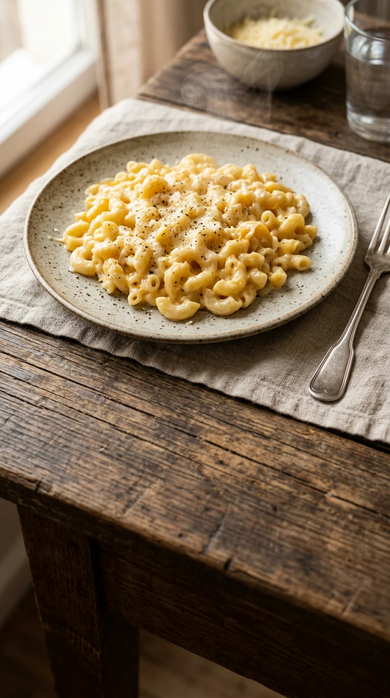 Macaronis au fromage (micro-ondes)