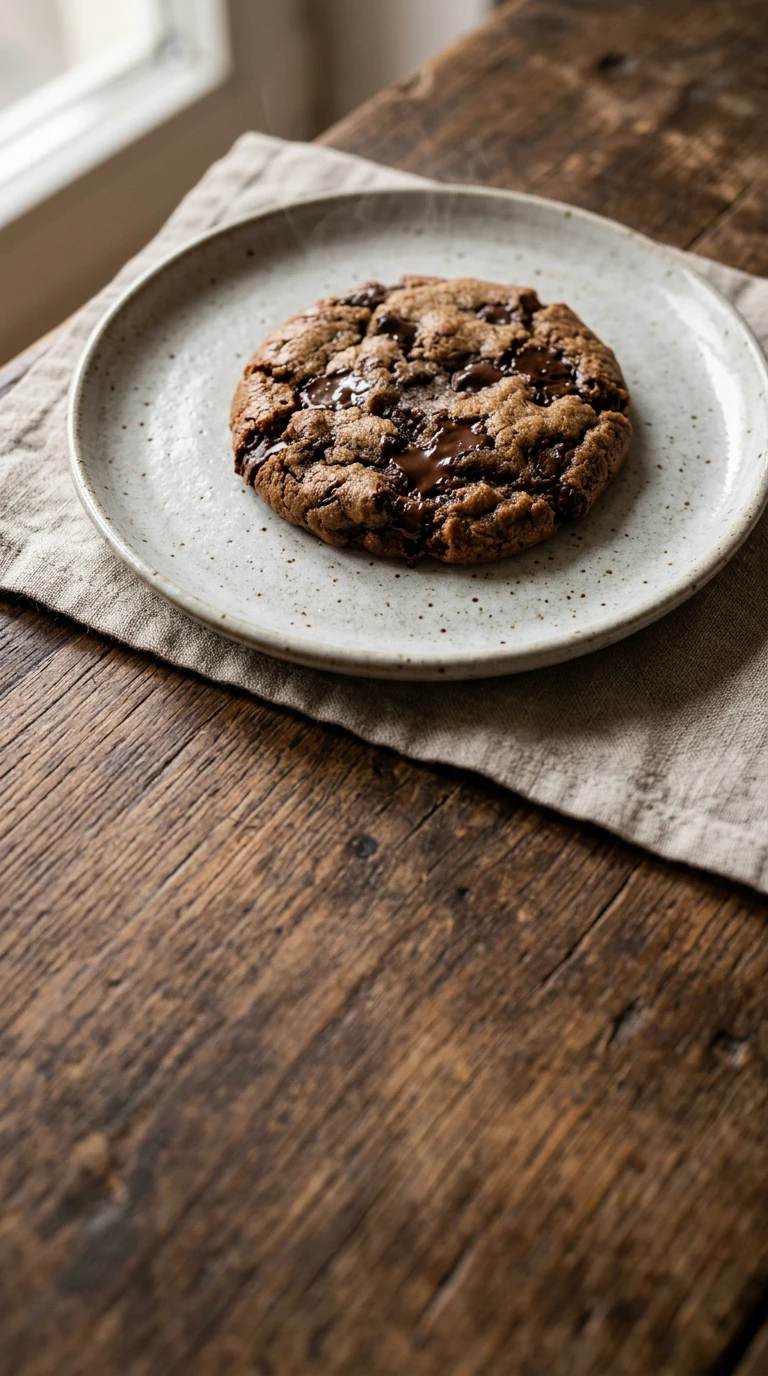 Microwave Chocolate Chip Cookie