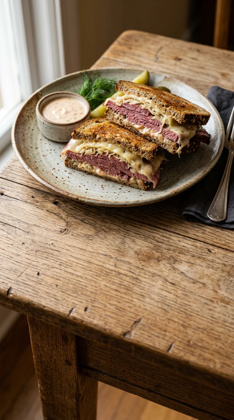 Sandwich Reuben Moderne