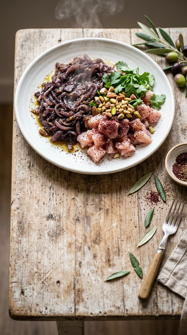 Musakhan (Palestinian Spiced Chicken)