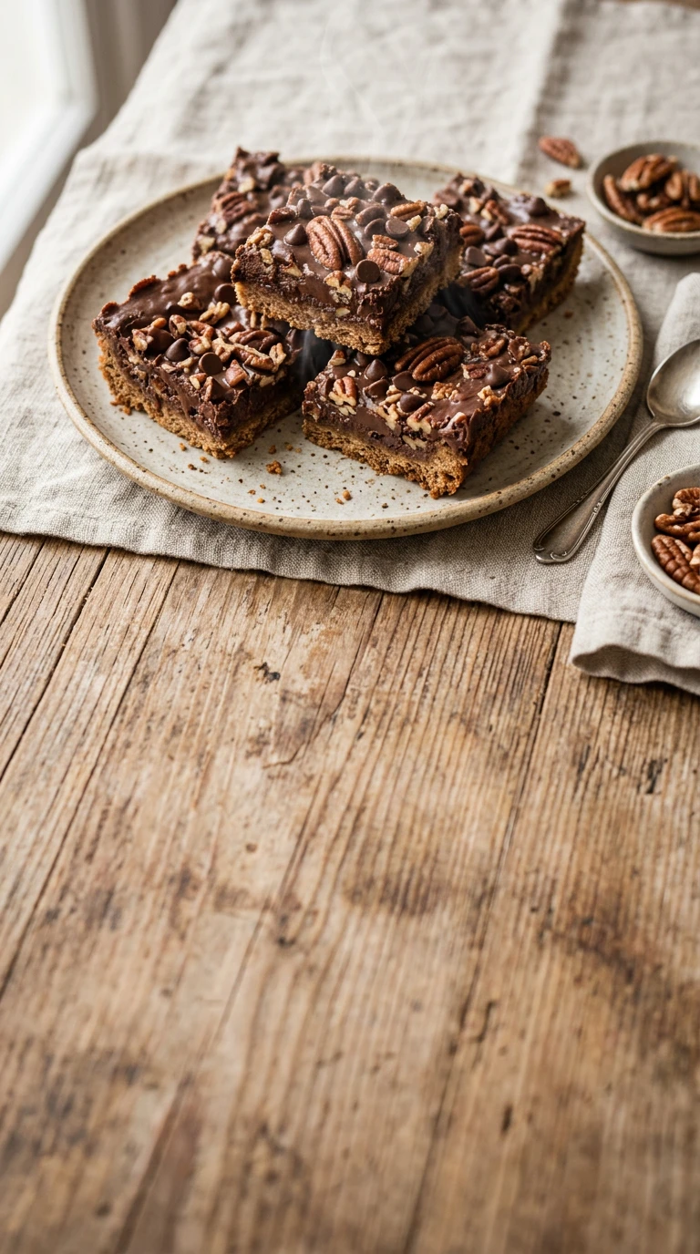 Nutty Buddy Chocolate Cookie Bars