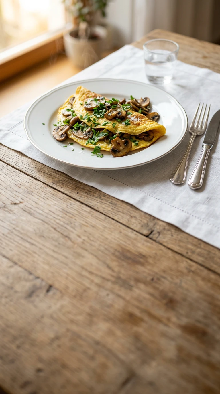 Mushroom Omelette